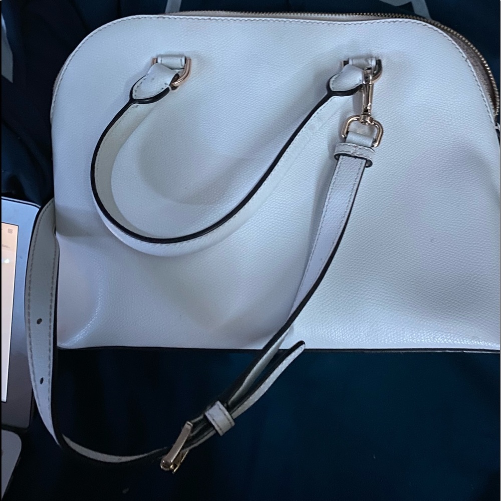 White Michael Kors Leather purse